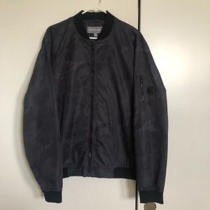 Michael Kors Black Bomber Jacket | XL